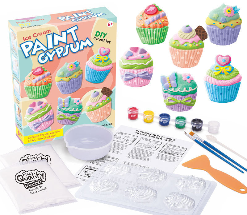 DIY Plaster Doll Paint Gypsum Kit Set