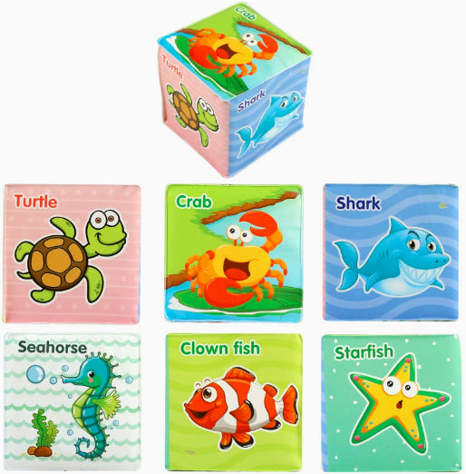 7cm Sponge Learning Cubes (6pcs)