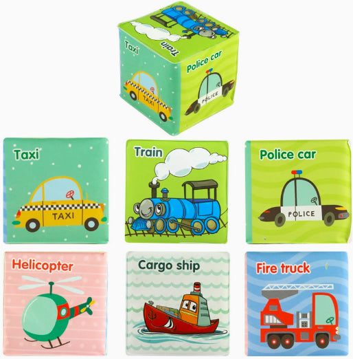 7cm Sponge Learning Cubes (6pcs)