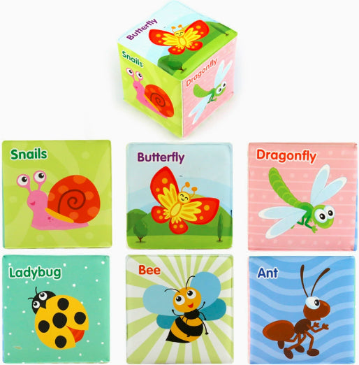 7cm Sponge Learning Cubes (6pcs)