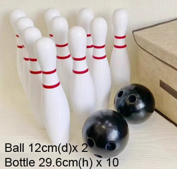 Wooden Bowling Set