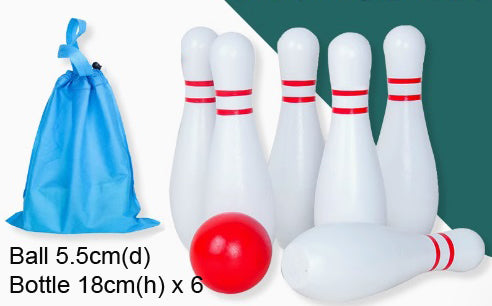 Wooden Bowling Set