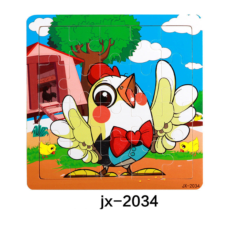 20pcs Wooden Puzzle