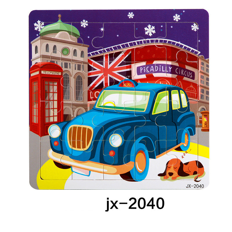 20pcs Wooden Puzzle