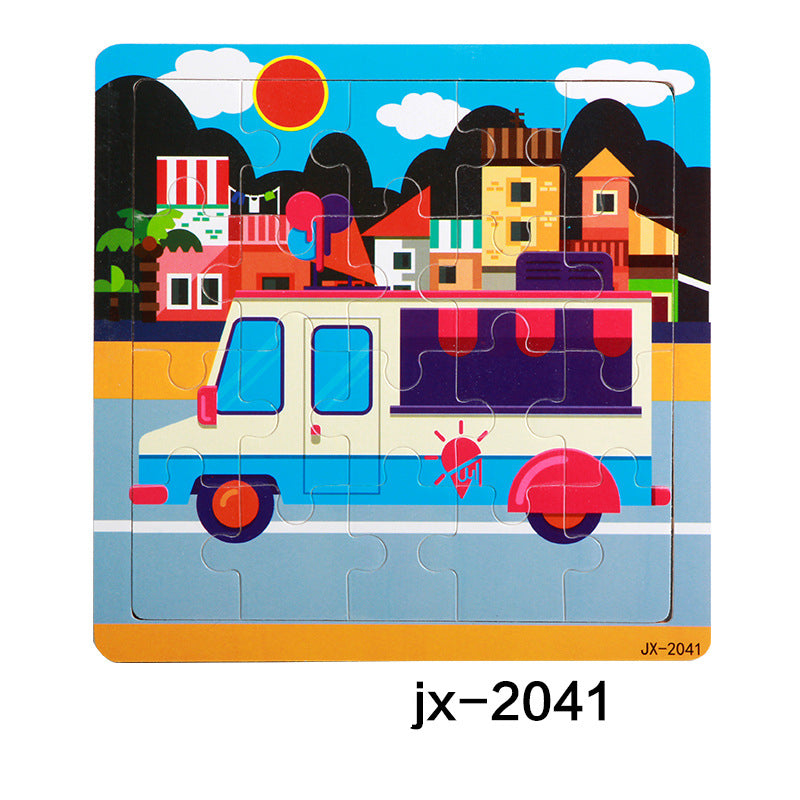 20pcs Wooden Puzzle