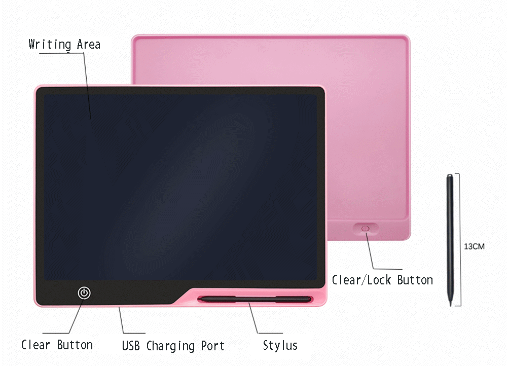 16" Rechargeable LCD Writing Tablet