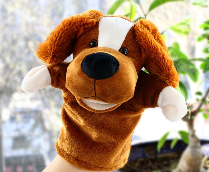 Animal Hand Puppet –  Dog (Open mouth)