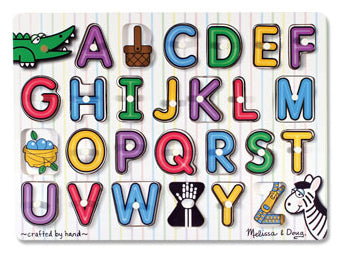 Peg Puzzle see - inside Alphabet