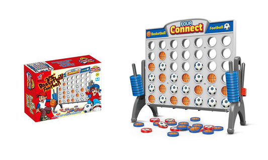 Nostalgic basketball vs football 4 connect game