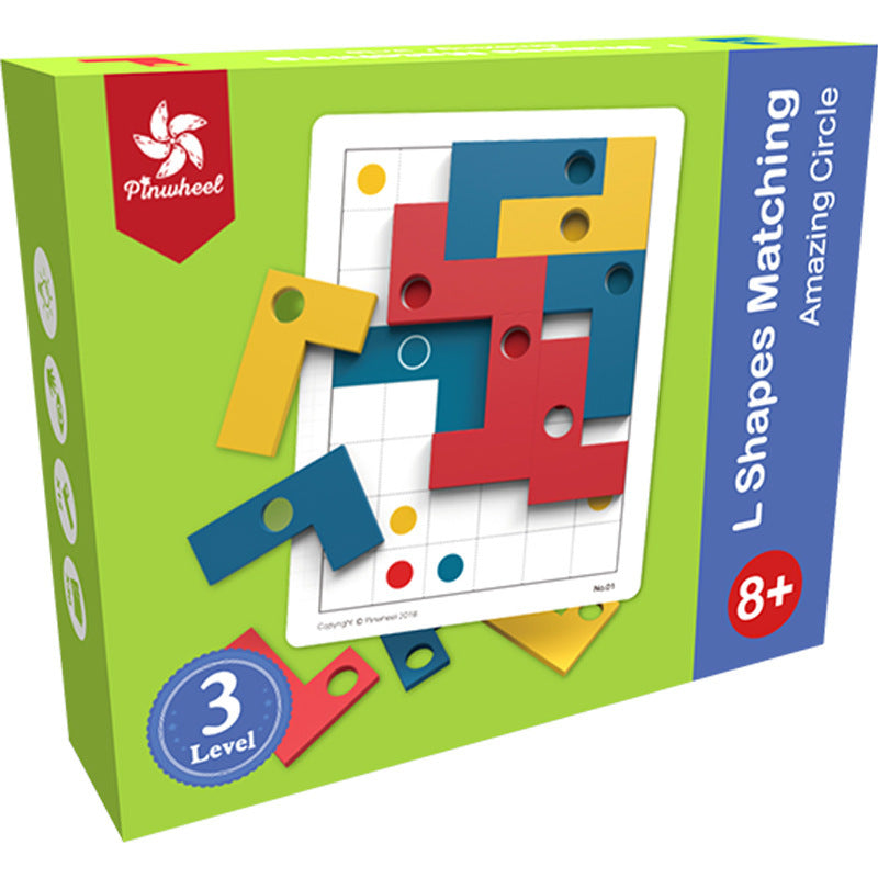Pinwheel - L Shapes Matching (Level 3)