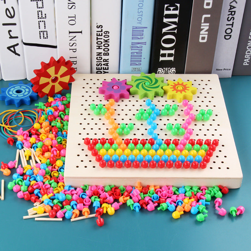 3 in 1 Mushroom pin puzzle game (small)