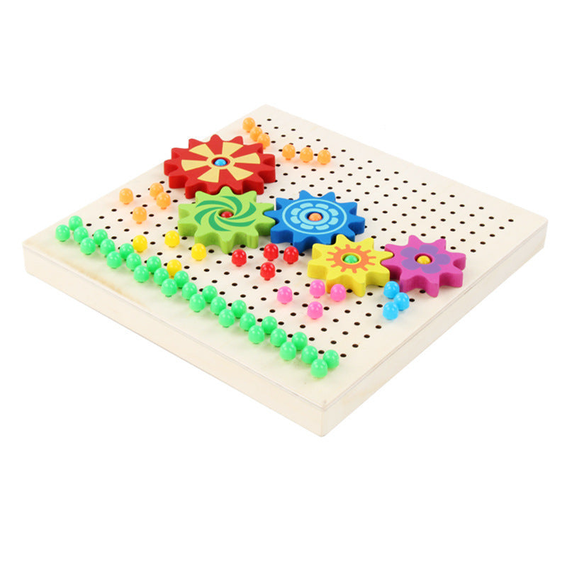 3 in 1 Mushroom pin puzzle game (small)