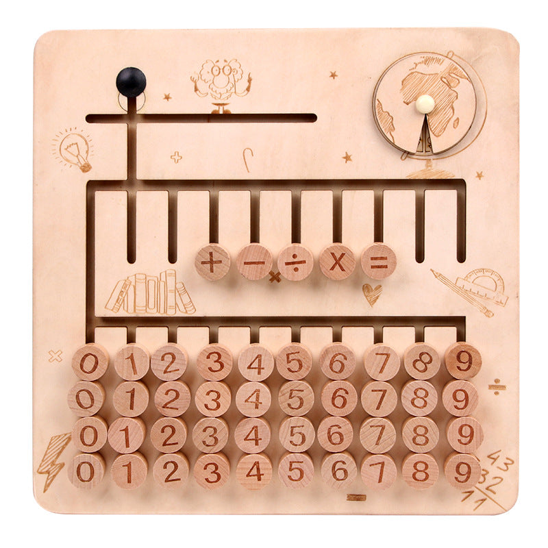 Color Hand-moved Digital Computing Board