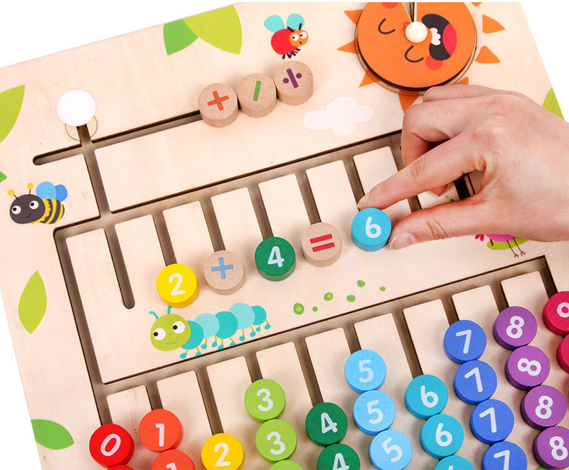 Color Hand-moved Digital Computing Board