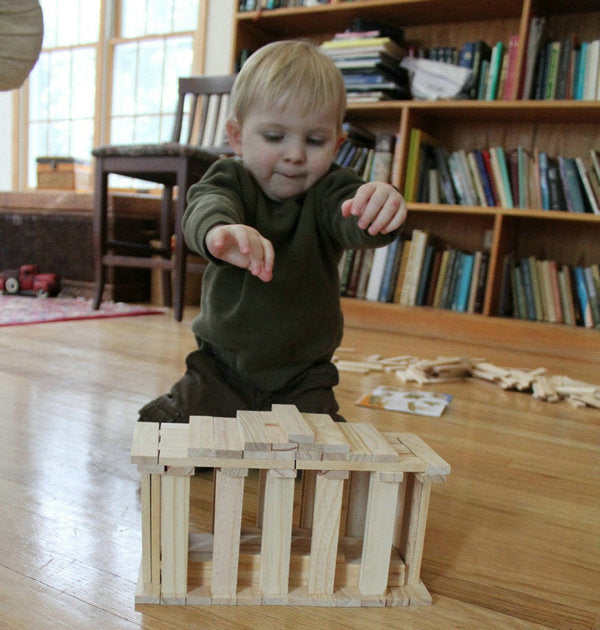 CitiBlocs 300-Piece Natural-Colored Building Blocks