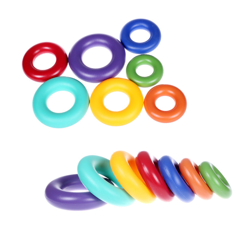 Music Rainbow Stacking Rings Tumbler