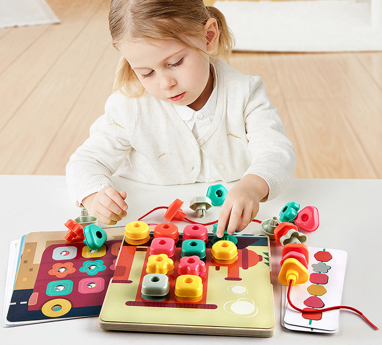 Top Bright Rainbow Stacking Sequencing Box
