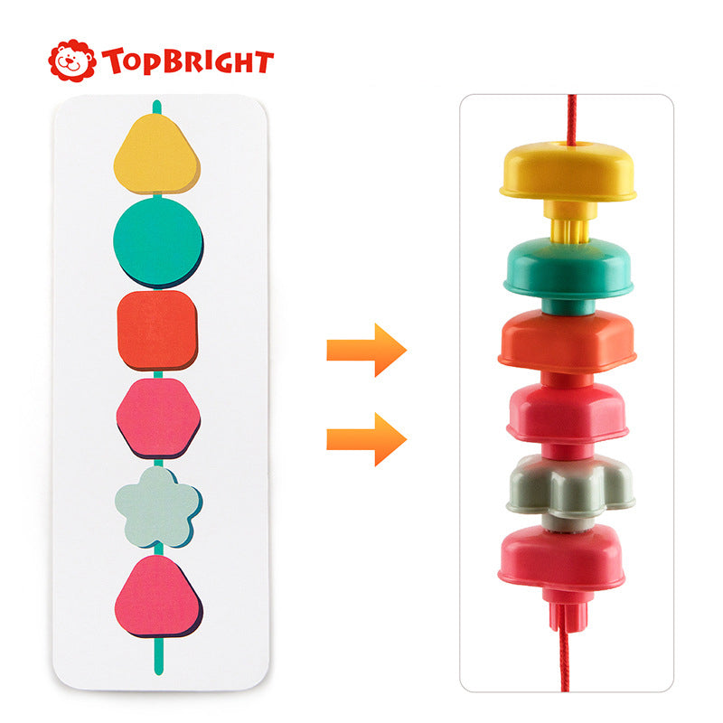 Top Bright Rainbow Stacking Sequencing Box