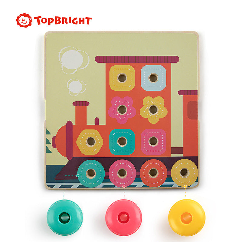 Top Bright Rainbow Stacking Sequencing Box