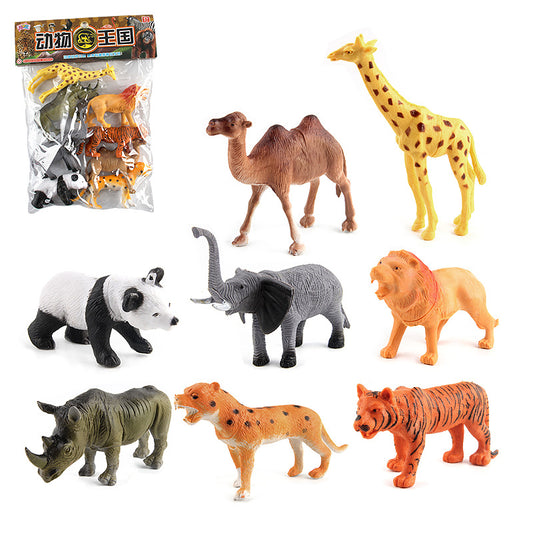 5寸大型動物王國（8隻野生動物）