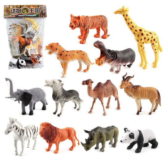 5寸大型動物王國（12隻野生動物）