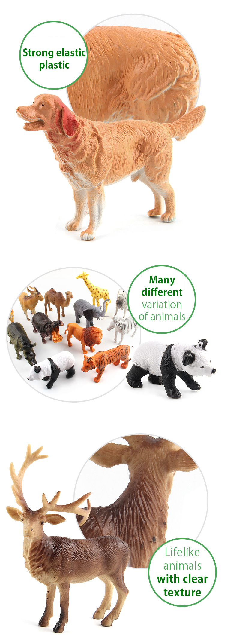 5" Large Animal Kingdom (12 Wild Animals)