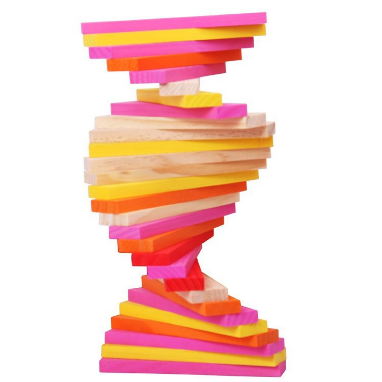 CitiBlocs 50-Piece Hot-Colored Building Blocks