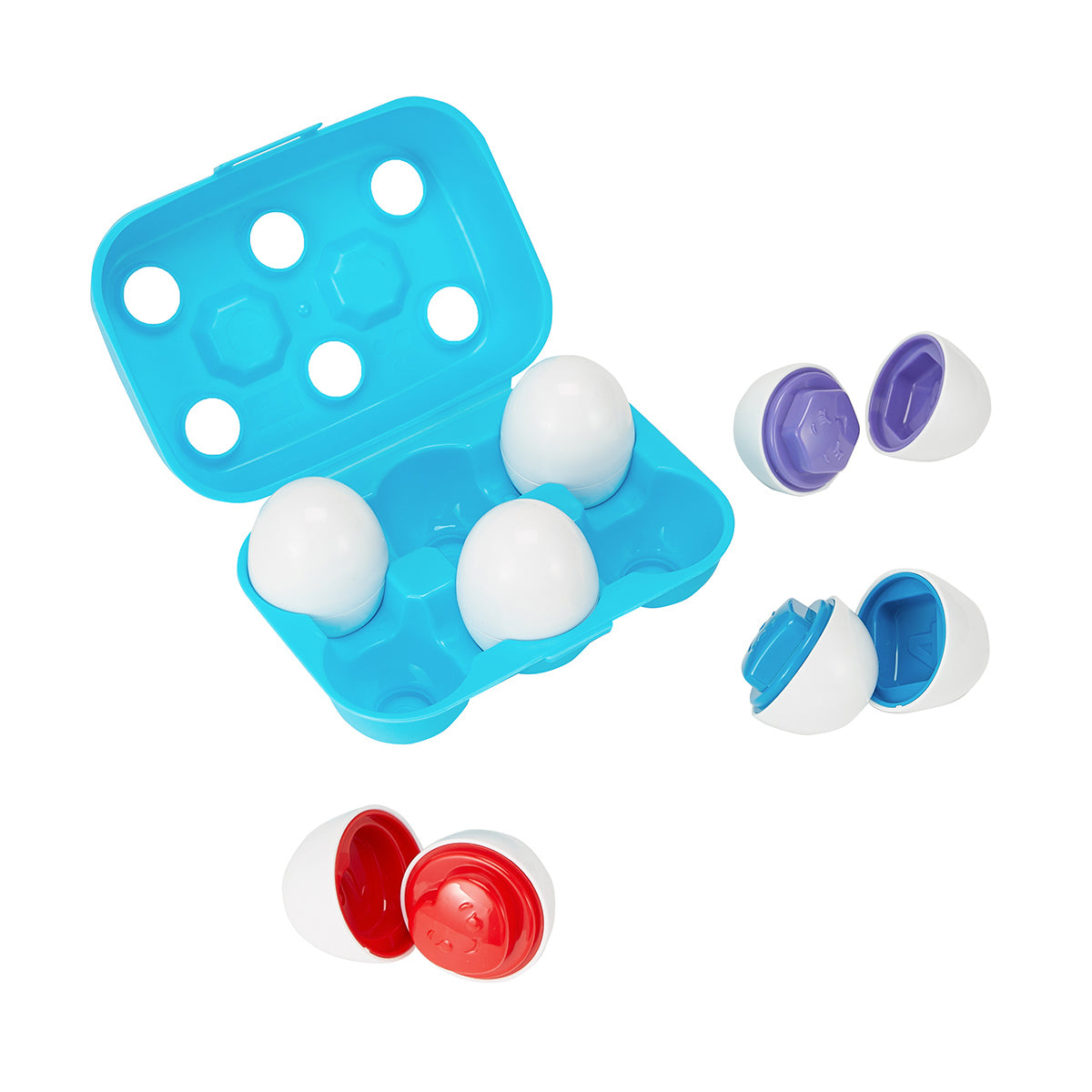 Rainbow Shape Sorter Eggs