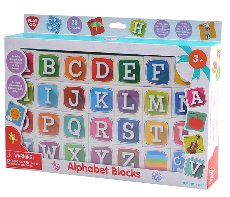PLAYGO - Alphabet Learning Blocks 28PCS
