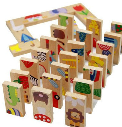 28pcs Meets Dragon Dominoes