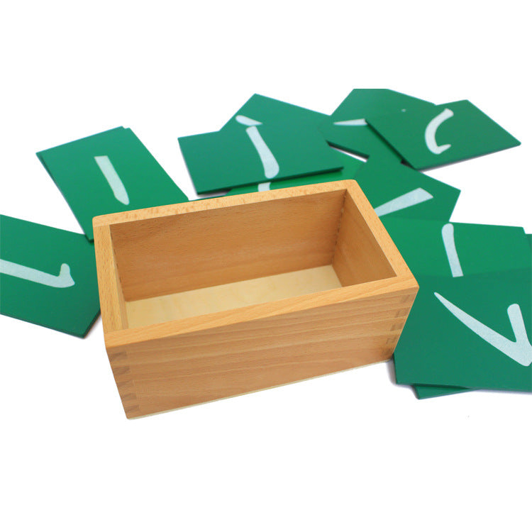 Montessori Sandpaper 14 Basic Chinese Strokes