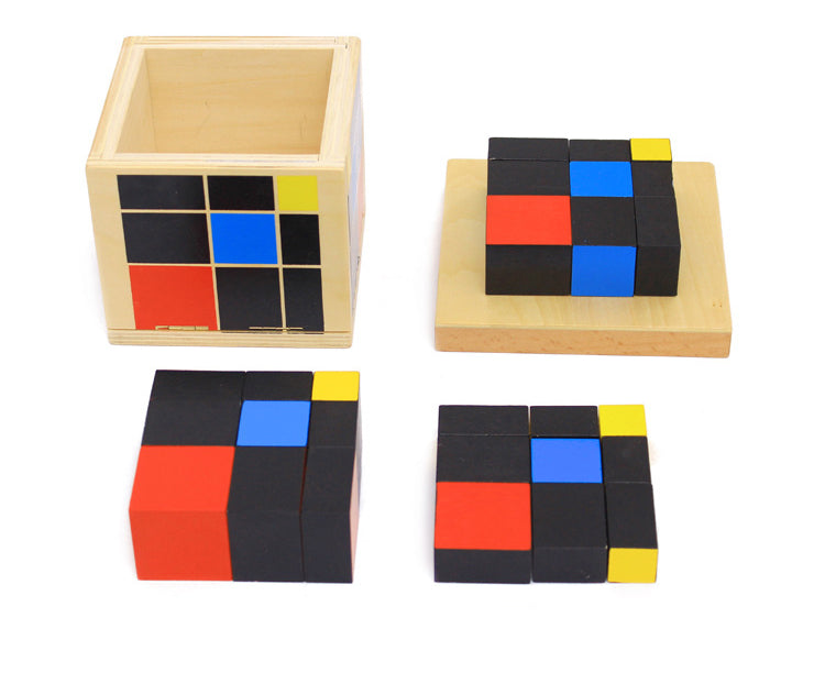 Montessori Trinomial Cube
