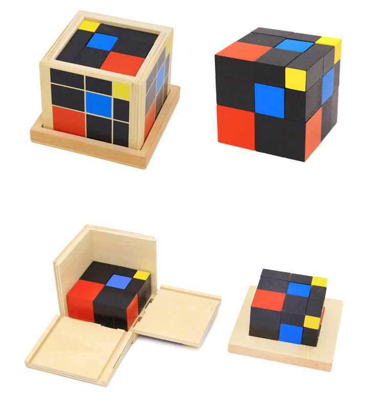 Montessori Trinomial Cube