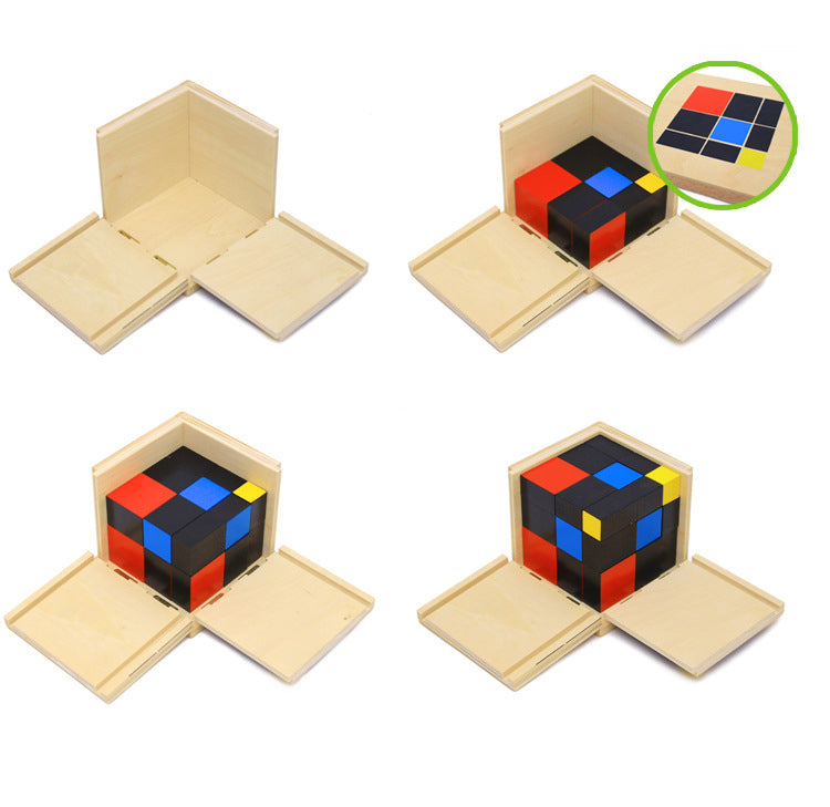 Montessori Trinomial Cube