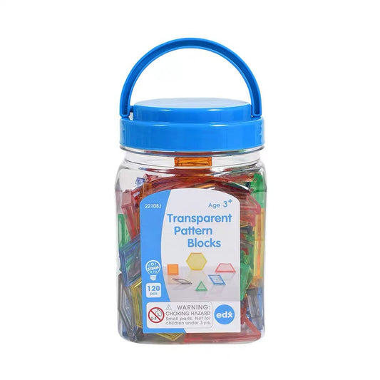 edx Transparent Pattern Blocks (120pcs)