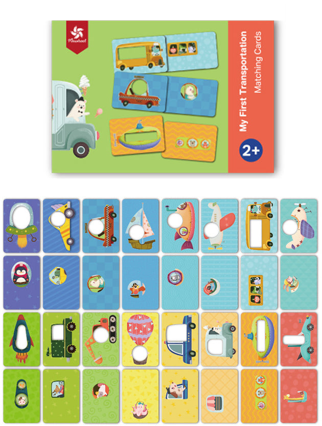 Pinwheel - My First Transportation Matching Cards