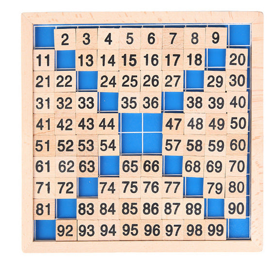 Wooden Hundreds Puzzle