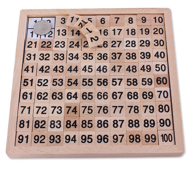 Wooden Hundreds Puzzle