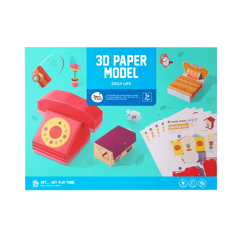 Joan Miro 3D-Paper Model