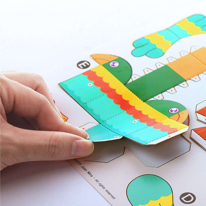 Joan Miro 3D-Paper Model