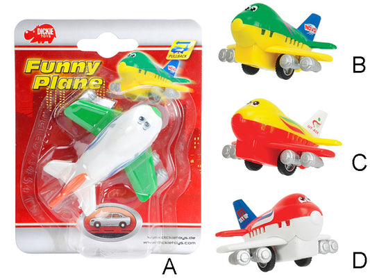 Funny Pull Back Plane 8cm
