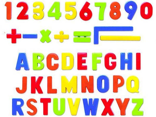磁性字母和數字 86 件