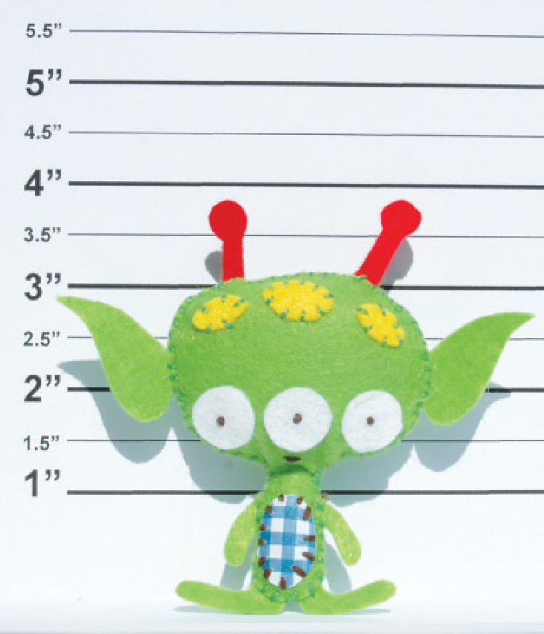 Stitch-It "Nanu" Alien Keyring Kit