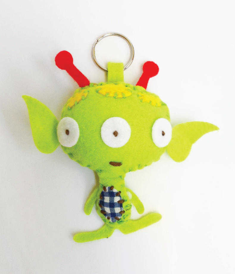 Stitch-It "Nanu" Alien Keyring Kit