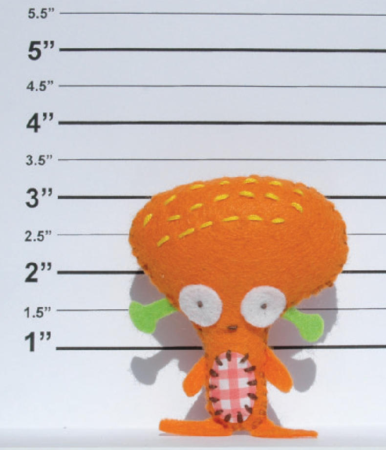 Stitch-It "Orbon" Alien Keyring Kit