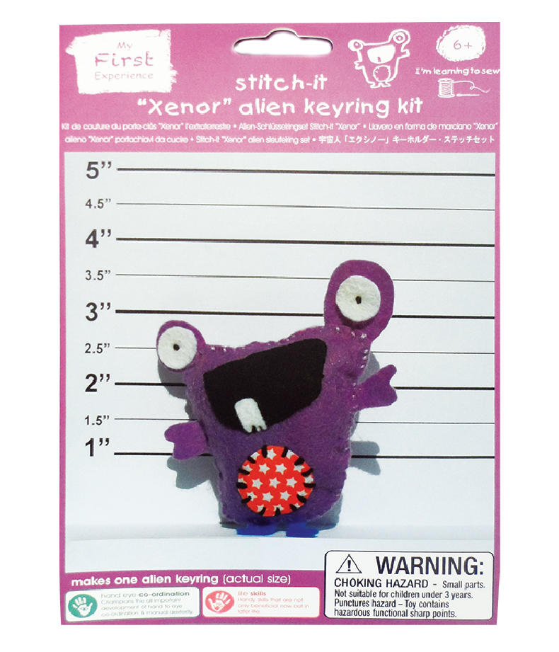 Stitch-It "Xenor" Alien Keyring Kit