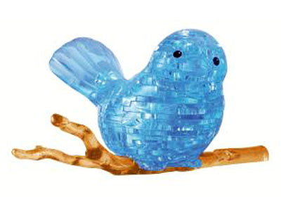 3D Crystal Puzzle - Blue Bird