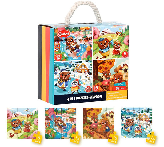 Onshine 4 in 1 Puzzles - Season