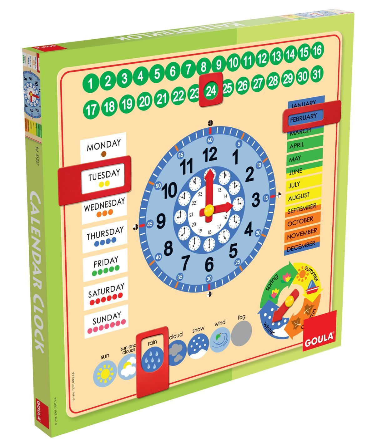 Goula - Calendar Clock