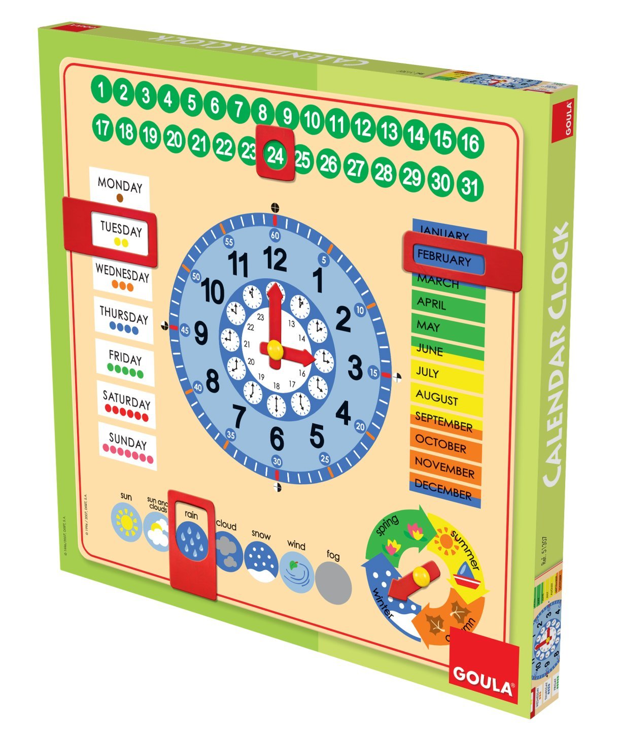 Goula - Calendar Clock